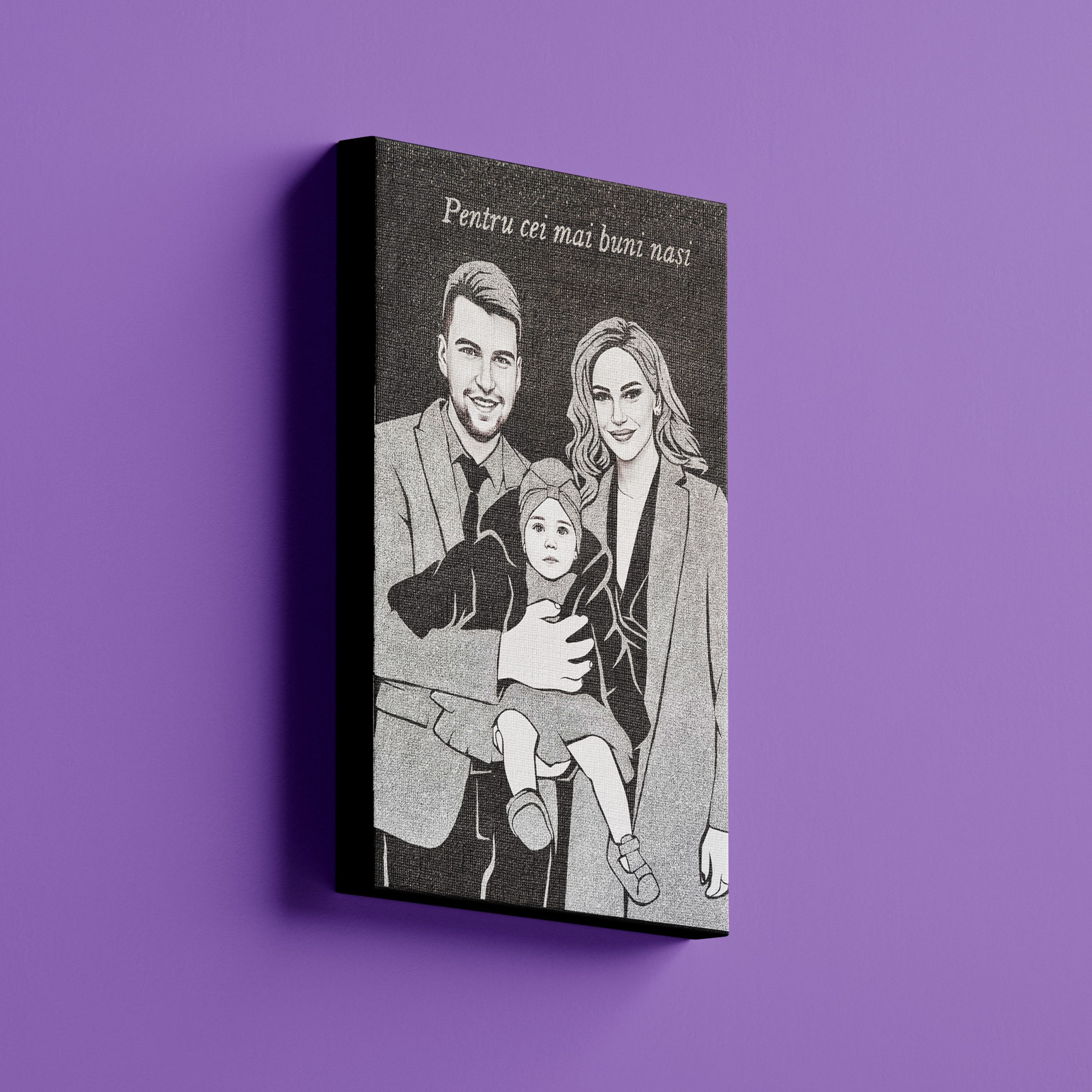 tablou personalizat în ramă de lemn