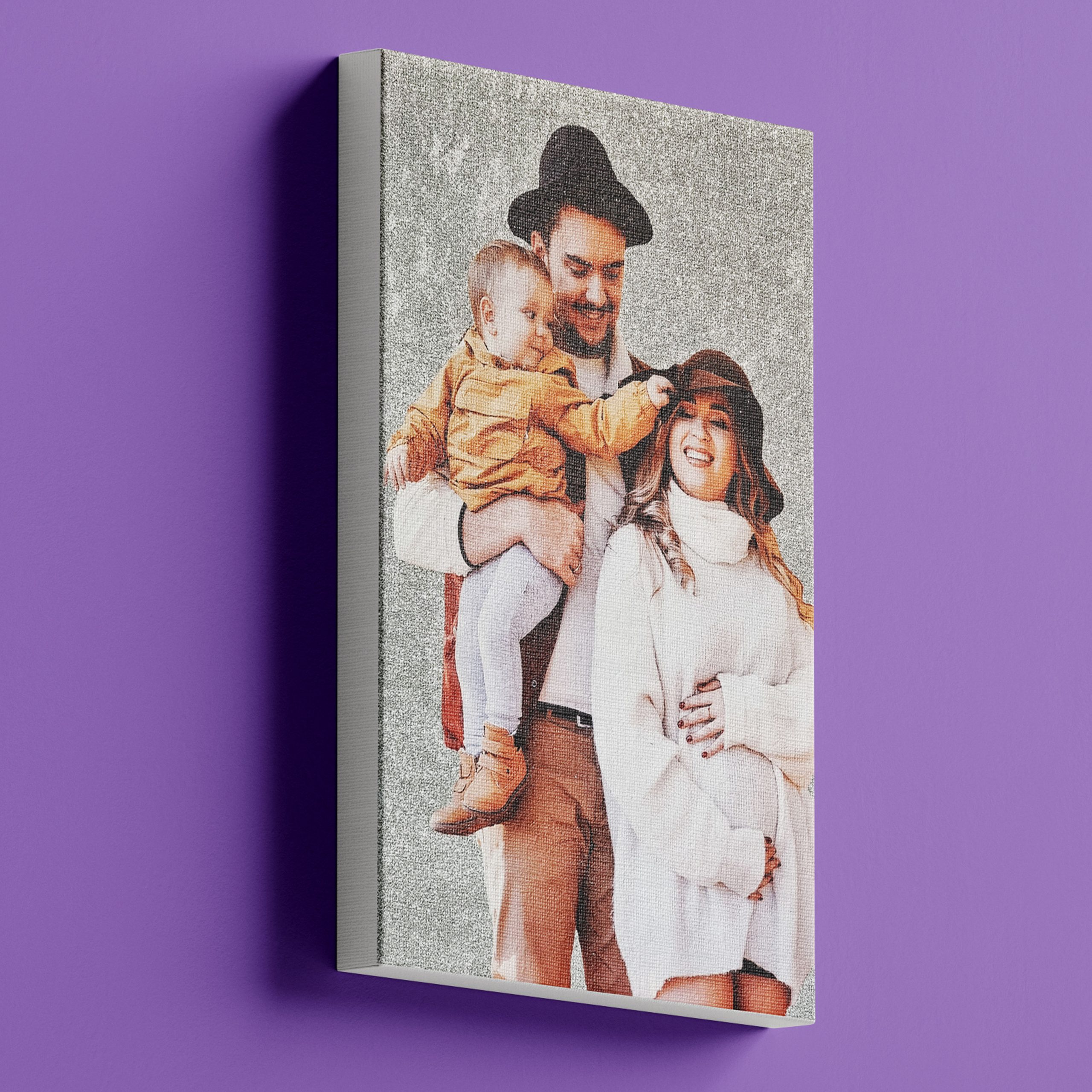 tablou personalizat color+sclipici