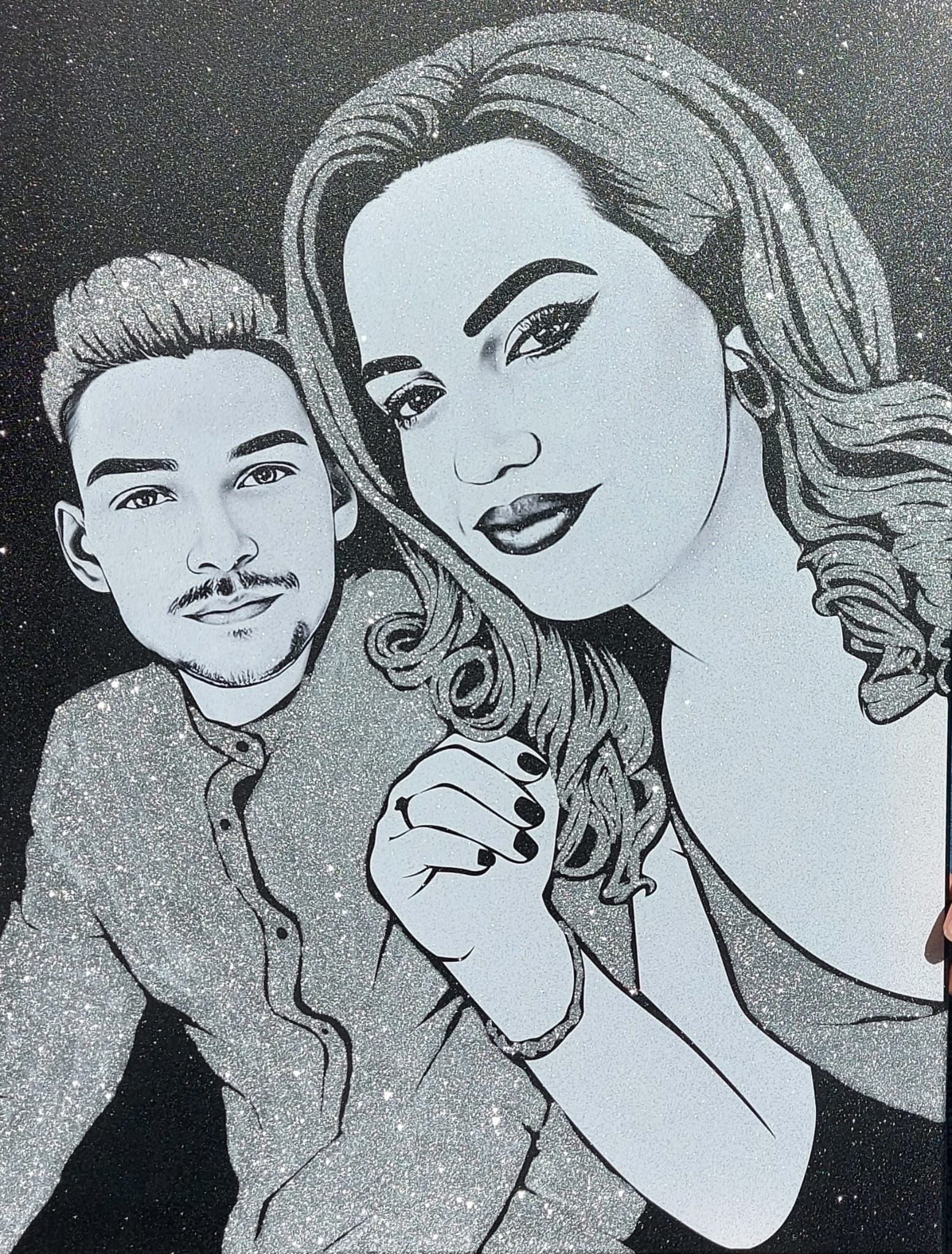 portret personalizat portret tablou personalizat model 112