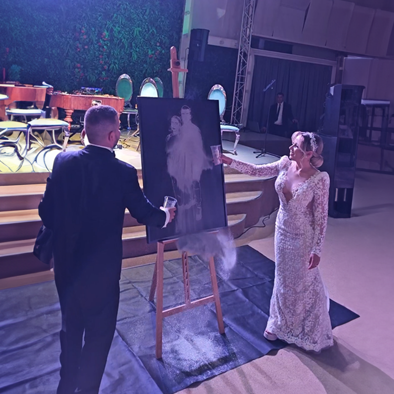 Tablou surpriza Explozie de sclipici - imagine 2